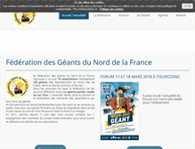 Tablet Screenshot of federationgeants.fr